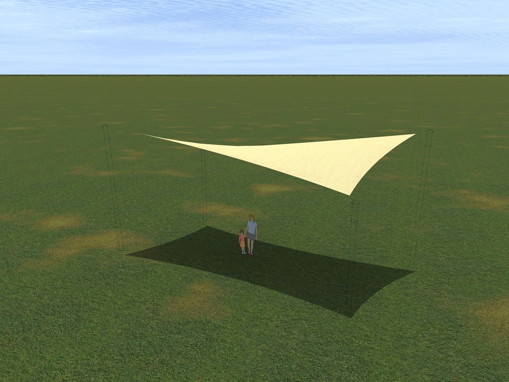 Toldo Vela S 10 x 5 m | Sombra Textil de 42 m2