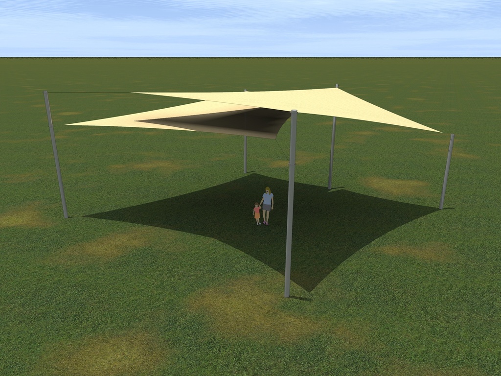 Kit 2 Toldos Vela L 12 x 12 m | Sombra Textil