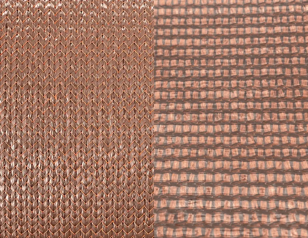 Malla Sombra Driz Rust Gold HDPE Impermeable