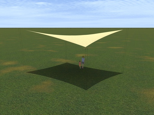 Toldo Vela M 7 x 9 m | Sombra Textil de 52 m2