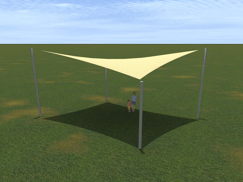 Toldo Vela M 7 x 9 m | Sombra Textil de 52 m2